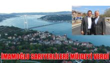 İmamoğlu Sarıyerlilere Müjdeyi Verdi