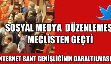 Sosyal medya düzenlemesi Meclis’te kabul edilerek
