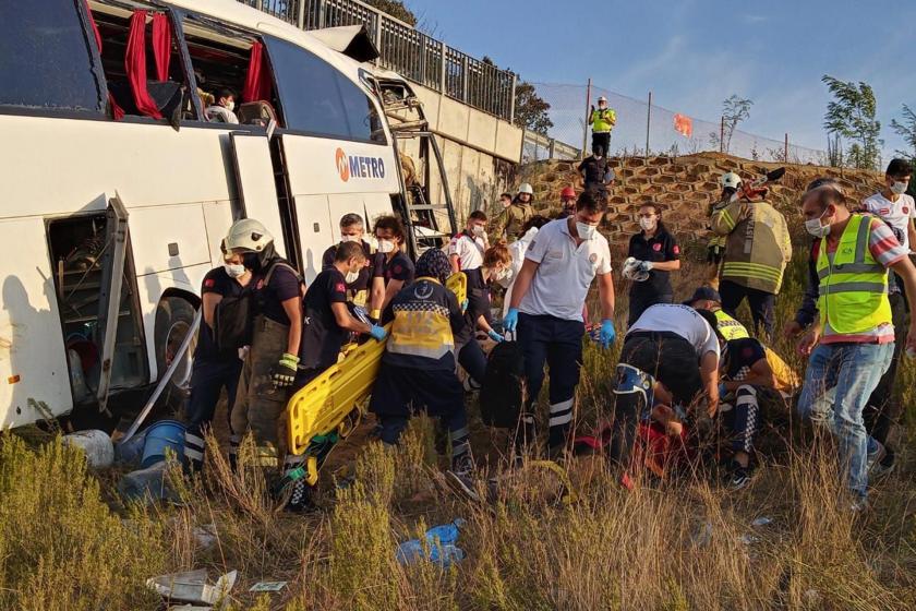 Sarıyer’de otobüs kazası: 5 ölü 26 yaralı