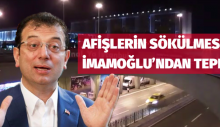 Afişlerin sökülmesine İmamoğlu’ndan ilk tepki