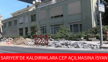 Sarıyer’de kaldırıma araçlar için cep yapımına isyan