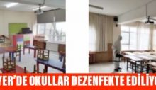 SARIYER’DE OKULLAR DEZENFEKTE EDİLİYOR