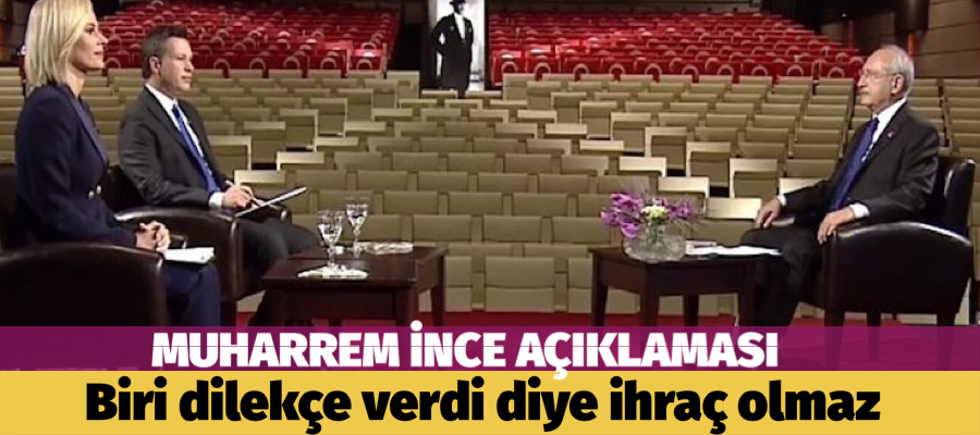Biri dilekçe verdi diye ihraç olmaz