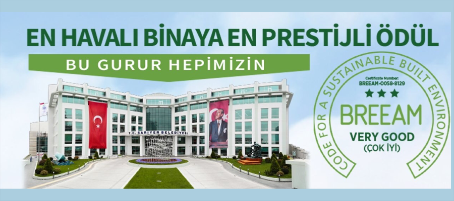 SARIYER BELEDİYESİ’NE PRESTİJLİ ÖDÜL