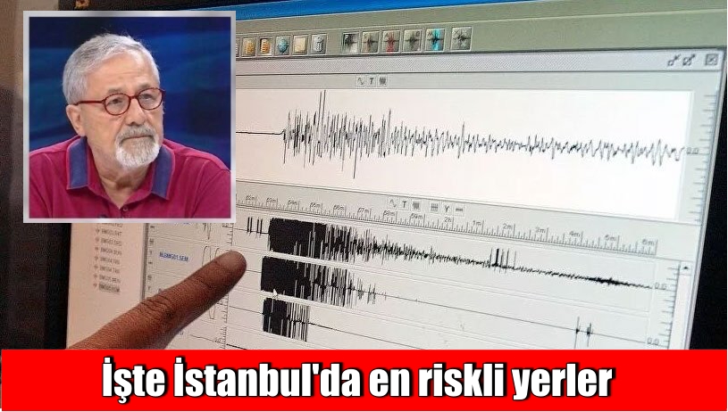 Prof. Dr. Naci Görür açıkladı: İşte İstanbul’da en riskli yerler