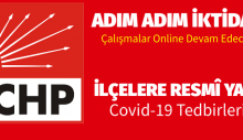 CHP İstanbul’da Covit -19 Tedbirleri Çalışmalara Online Devam