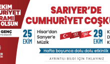 Sarıyer’de Cumhuriyet Çoşkusu