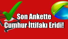Son Ankette Cumhur İttifakı Eridi!