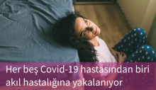 Her beş Covid-19 hastasından biri akıl hastalığına yakalanıyor