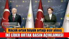 AKŞANER Küçük ortak büyük ortağı esir almış