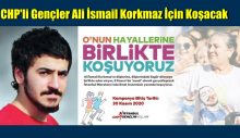 CHP’li Gençler Ali İsmail Korkmaz İçin Koşacak