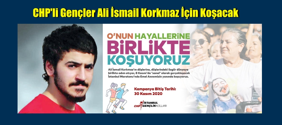CHP’li Gençler Ali İsmail Korkmaz İçin Koşacak