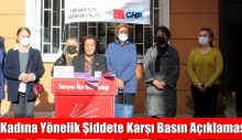 Kadına Yönelik Şiddete Karşı Basın Açıklaması