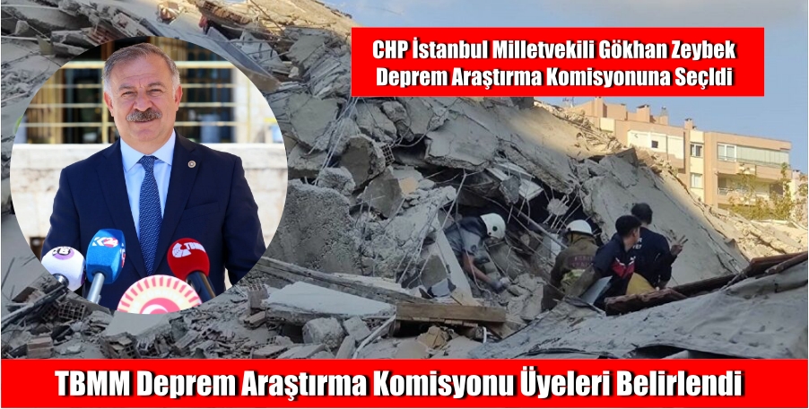 TBMM Deprem Araştırma Komisyonu üyeleri belirlendi