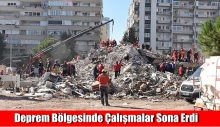 Deprem Bölgesinde Çalışmalar Sona Erdi