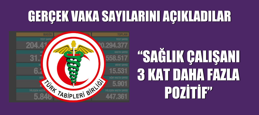 TTB’den “gerçek vaka sayısı” açıklaması