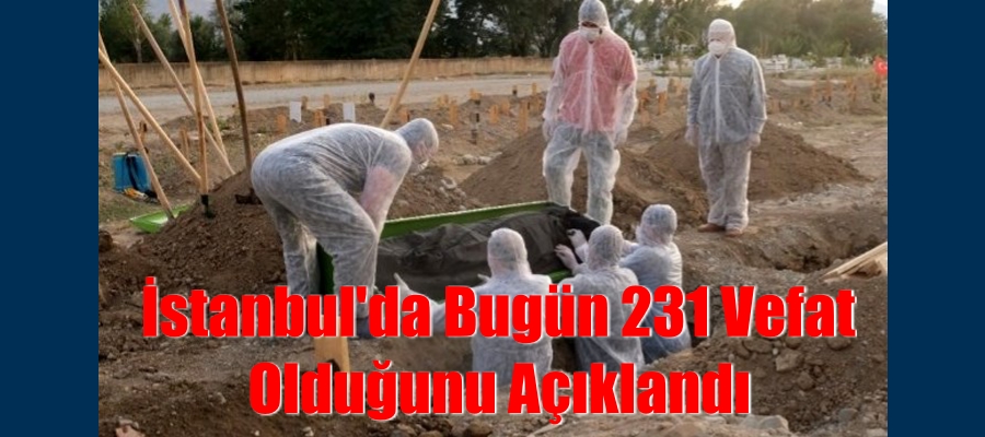 İBB İstanbul’da Bugün 231 Vefat Olduğunu Açıkladı