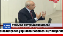 Kılıçdaroğlu bütçe görüşmelerinde açıklamalarda bulunuyor