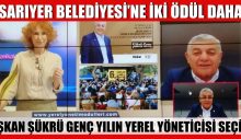 BAŞKAN ŞÜKRÜ GENÇ YILIN YEREL YÖNETİCİSİ SEÇİLDİ