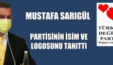 Sarıgül Partisinin İsmi ve Logosunu Tanıttı