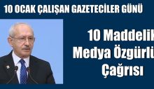 Kemal Kılıçdaroğlu’ndan 10 maddelik medya özgürlüğü çağrısı