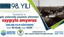MÜBADELEDE YAŞAMINI YİTİRENLER SARIYER’DE ANILACAK