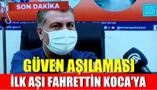 İLK AŞIYI FAHRETTİN KOCA OLDU