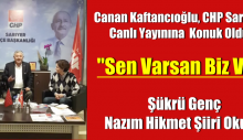 Canan Kaftancıoğlu. CHP Sarıyer Canlı Yayınına  Konuk Oldu