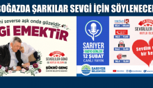 BOĞAZDA ŞARKILAR SEVGİ İÇİN SÖYLENECEK