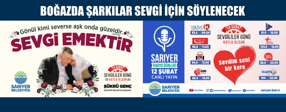 BOĞAZDA ŞARKILAR SEVGİ İÇİN SÖYLENECEK