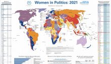 UN Women – IPU “Siyasette Kadın 2021” haritasına göre: