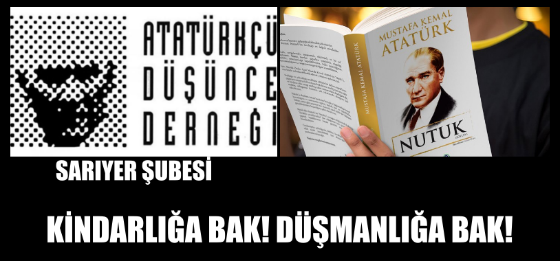 KİNDARLIĞA BAK! DÜŞMANLIĞA BAK!