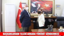 BAŞKANLARDAN ‘ELLERİ ARKADA YÜRÜDÜ’ GÖNDERMESİ