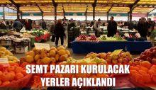İstanbul’da yarın semt pazarı kurulacak yerler açıklandı