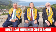 RIFAT ILGAZ MEMLEKETİ CİDE’DE ANILDI