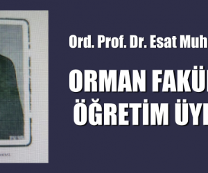 ORMAN FAKÜLTESİ ÖĞRETİM ÜYELERİ