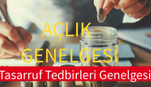 Tasarruf Tedbirleri Genelgesi