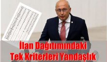 İlan dağıtımındaki tek kriterleri yandaşlık