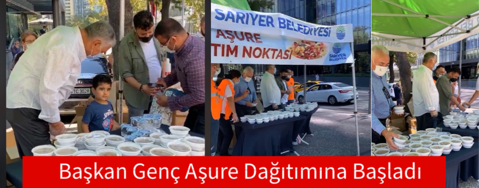 Başkan Genç Aşure Dağıtımına Başladı