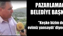AK Parti’li Pazarlamacı Belediye Başkanı