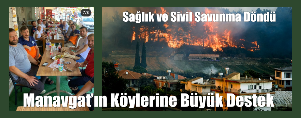 Manavgat’ın Köylerine Büyük Destek