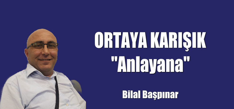 ORTAYA KARIŞIK .”Anlayana”.