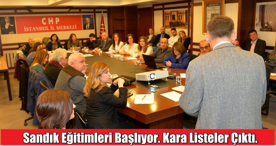 Sandık Eğitimleri Başlıyor. Kara Listeler Çıktı.