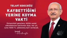 Telafi Edeceğiz, Kaybettiğini Yerine Koyma Vakti