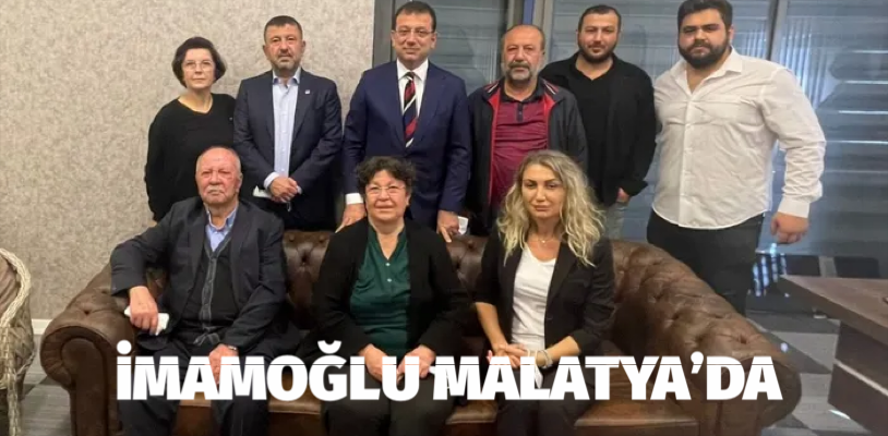 İmamoğlu Malatya’da Veli Ağbaba’ya taziye ziyareti