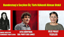Alman Federal Meclisi Bundestag’a seçilen üç Türk kökenli Alman vekil