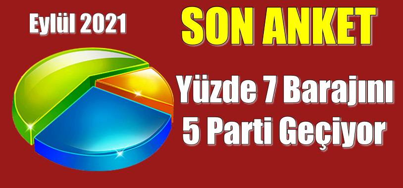 Yüzde 7 barajını 5 parti geçiyor; İşte Son Anket.
