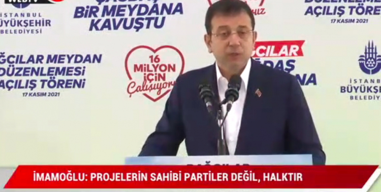 Projelerin sahibi Cumhuriyet Halk Partisi değildir; halktır, millettir.