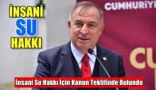 İnsani Su Hakkı İçin Kanun Teklifinde Bulundu