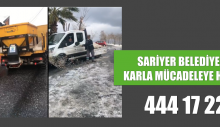 SARİYER BELEDİYESİ  KARLA MÜCADELEYE HAZIR
